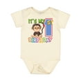 thumbnail image 1 of Inktastic Monkey First Birthday Boys or Girls Baby Bodysuit, 1 of 5