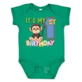 thumbnail image 1 of Inktastic Monkey First Birthday Boys or Girls Baby Bodysuit, 1 of 5