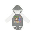 thumbnail image 1 of Inktastic Monkey First Birthday Boys or Girls Long Sleeve Baby Bodysuit, 1 of 5