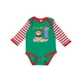 thumbnail image 1 of Inktastic Monkey First Birthday Boys or Girls Long Sleeve Baby Bodysuit, 1 of 5