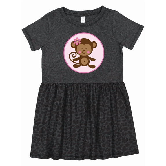 Inktastic Monkey Girl Girls Toddler Dress