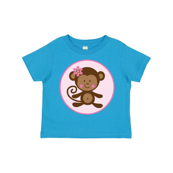 Inktastic Monkey Girl Girls Toddler T-Shirt