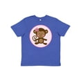 thumbnail image 1 of Inktastic Monkey Girl Youth T-Shirt, 1 of 5