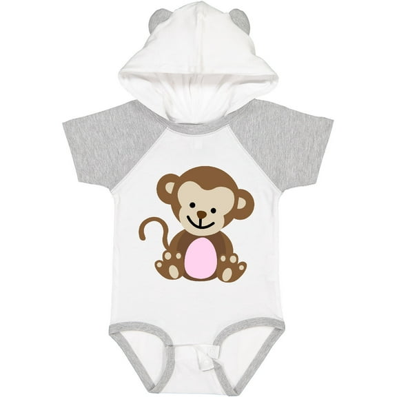 Inktastic Monkey Girls Baby Bodysuit