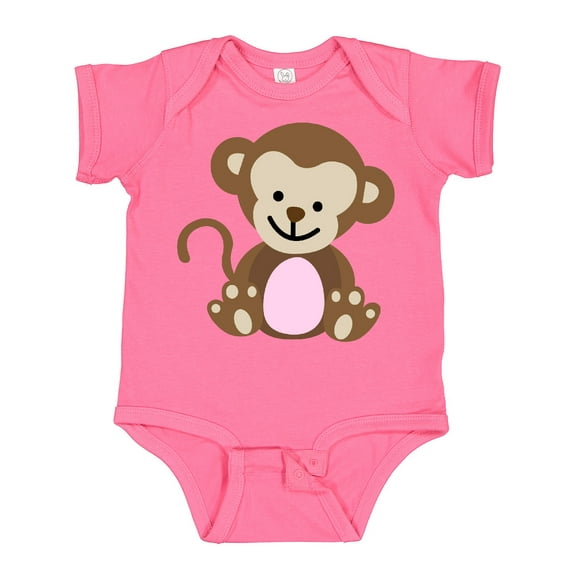 Inktastic Monkey Girls Baby Bodysuit