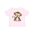 thumbnail image 1 of Inktastic Monkey Girls Baby T-Shirt, 1 of 5
