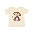 thumbnail image 1 of Inktastic Monkey Girls Baby T-Shirt, 1 of 5