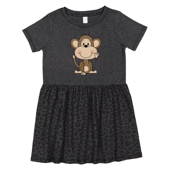 Inktastic Monkey Girls Toddler Dress