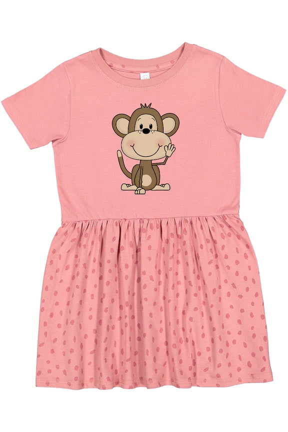 Monkey Girls Toddler Dress
