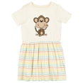 thumbnail image 1 of Inktastic Monkey Girls Toddler Dress, 1 of 5