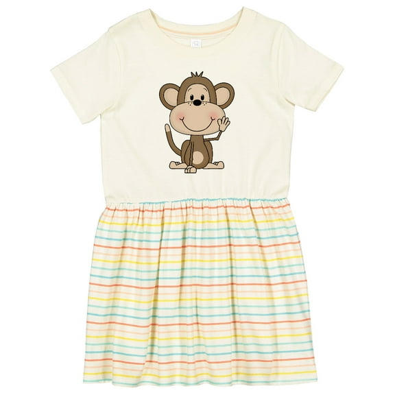 Inktastic Monkey Girls Toddler Dress