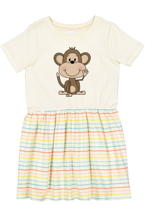 Monkey Girls Toddler Dress