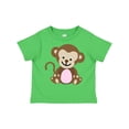 thumbnail image 1 of Inktastic Monkey Girls Toddler T-Shirt, 1 of 5