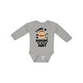 thumbnail image 1 of Inktastic Monkey I Love Hanging out with My Aunt Boys or Girls Long Sleeve Baby Bodysuit, 1 of 5