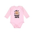 thumbnail image 1 of Inktastic Monkey I Love Hanging out with My Auntie Boys or Girls Long Sleeve Baby Bodysuit, 1 of 5