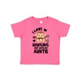 thumbnail image 1 of Inktastic Monkey I Love Hanging out with My Auntie Boys or Girls Toddler T-Shirt, 1 of 5