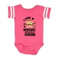 thumbnail image 1 of Inktastic Monkey I Love Hanging out with My Cousin Boys or Girls Baby Bodysuit, 1 of 5