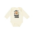 thumbnail image 1 of Inktastic Monkey I Love Hanging out with My Cousin Boys or Girls Long Sleeve Baby Bodysuit, 1 of 5