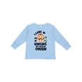 thumbnail image 1 of Inktastic Monkey I Love Hanging out with My Cousin Boys or Girls Long Sleeve Toddler T-Shirt, 1 of 5