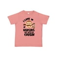 thumbnail image 1 of Inktastic Monkey I Love Hanging out with My Cousin Boys or Girls Toddler T-Shirt, 1 of 5
