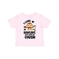thumbnail image 1 of Inktastic Monkey I Love Hanging out with My Cousin Boys or Girls Toddler T-Shirt, 1 of 5