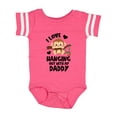thumbnail image 1 of Inktastic Monkey I Love Hanging out with My Daddy Boys or Girls Baby Bodysuit, 1 of 5