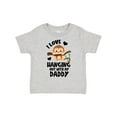 thumbnail image 1 of Inktastic Monkey I Love Hanging out with My Daddy Boys or Girls Toddler T-Shirt, 1 of 5
