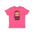 thumbnail image 1 of Inktastic Monkey I Love Hanging out with My Daddy Youth T-Shirt, 1 of 5