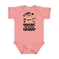 thumbnail image 1 of Inktastic Monkey I Love Hanging out with My Grammy Boys or Girls Baby Bodysuit, 1 of 5