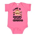 thumbnail image 1 of Inktastic Monkey I Love Hanging out with My Grandad Boys or Girls Baby Bodysuit, 1 of 5