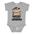 thumbnail image 1 of Inktastic Monkey I Love Hanging out with My Grandma Boys or Girls Baby Bodysuit, 1 of 5