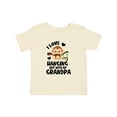 thumbnail image 1 of Inktastic Monkey I Love Hanging out with My Grandpa Boys or Girls Baby T-Shirt, 1 of 5