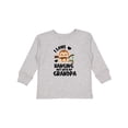 thumbnail image 1 of Inktastic Monkey I Love Hanging out with My Grandpa Boys or Girls Long Sleeve Toddler T-Shirt, 1 of 5