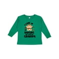 thumbnail image 1 of Inktastic Monkey I Love Hanging out with My Grandpa Boys or Girls Long Sleeve Toddler T-Shirt, 1 of 5