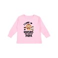 thumbnail image 1 of Inktastic Monkey I Love Hanging out with My Papa Boys or Girls Long Sleeve Toddler T-Shirt, 1 of 5