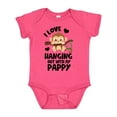 thumbnail image 1 of Inktastic Monkey I Love Hanging out with My Pappy Boys or Girls Baby Bodysuit, 1 of 5