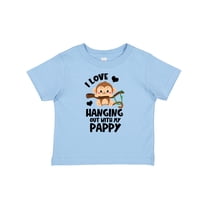Inktastic Monkey I Love Hanging out with My Pappy Boys or Girls Baby T-Shirt