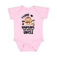 thumbnail image 1 of Inktastic Monkey I Love Hanging out with My Uncle Boys or Girls Baby Bodysuit, 1 of 5
