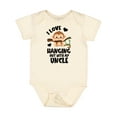 thumbnail image 1 of Inktastic Monkey I Love Hanging out with My Uncle Boys or Girls Baby Bodysuit, 1 of 5