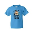 thumbnail image 1 of Inktastic Monkey I Love Hanging out with My Uncle Youth T-Shirt, 1 of 5