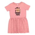 thumbnail image 1 of Inktastic Monkey I Love Hanging out with My Yaya Girls Toddler Dress, 1 of 5