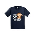 thumbnail image 1 of Inktastic Monkey Its My 5th Birthday Youth T-Shirt, 1 of 5