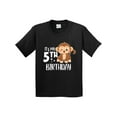 thumbnail image 1 of Inktastic Monkey Its My 5th Birthday Youth T-Shirt, 1 of 5