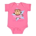 thumbnail image 1 of Inktastic Monkey Love Tutu Dance Girls Baby Bodysuit, 1 of 5