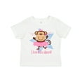 thumbnail image 1 of Inktastic Monkey Love Tutu Dance Girls Toddler T-Shirt, 1 of 5