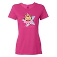 thumbnail image 1 of Inktastic Monkey Love Tutu Dance Women's T-Shirt, 1 of 5