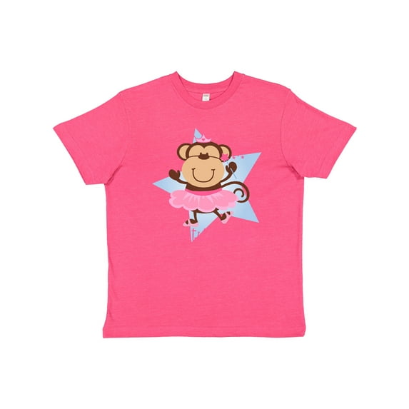 Inktastic Monkey Love Tutu Dance Youth T-Shirt