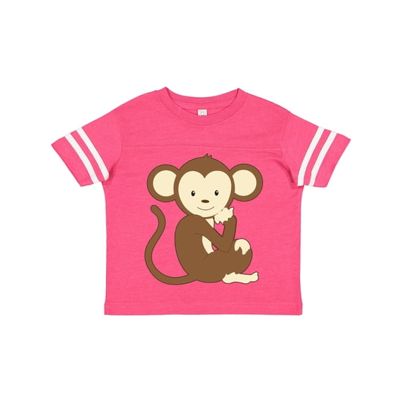Inktastic Monkey Thinking Boys or Girls Toddler T-Shirt