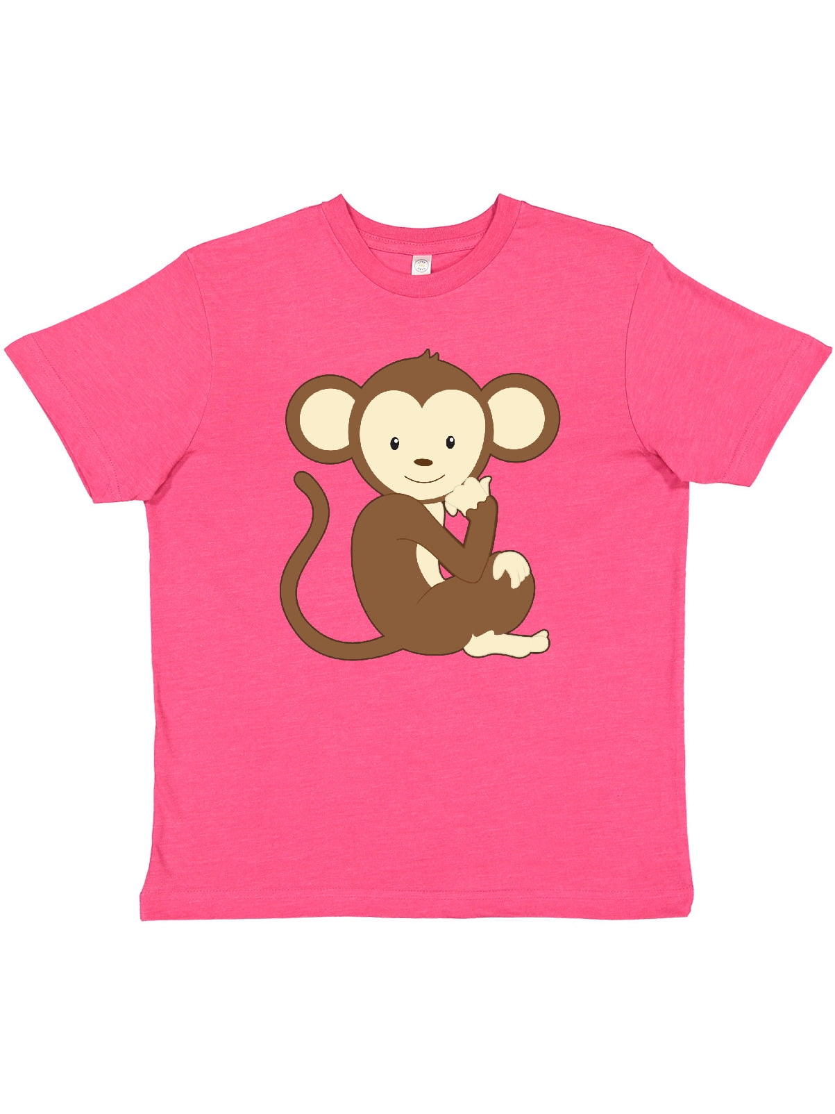 Inktastic Monkey Thinking Youth T-Shirt