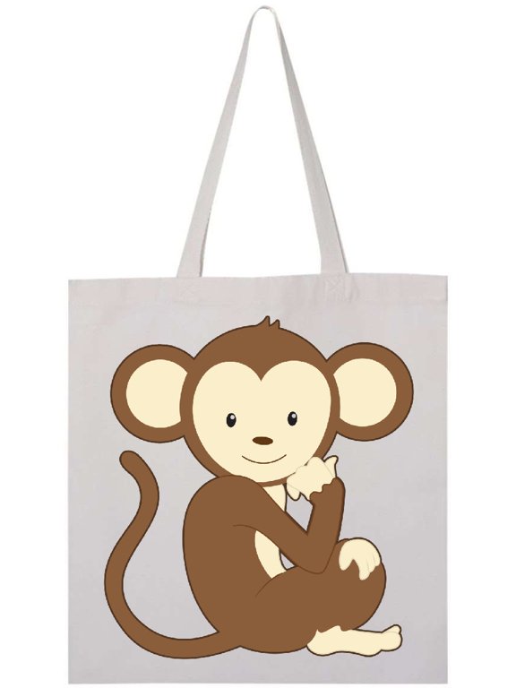 Monkey thinking Tote Bag